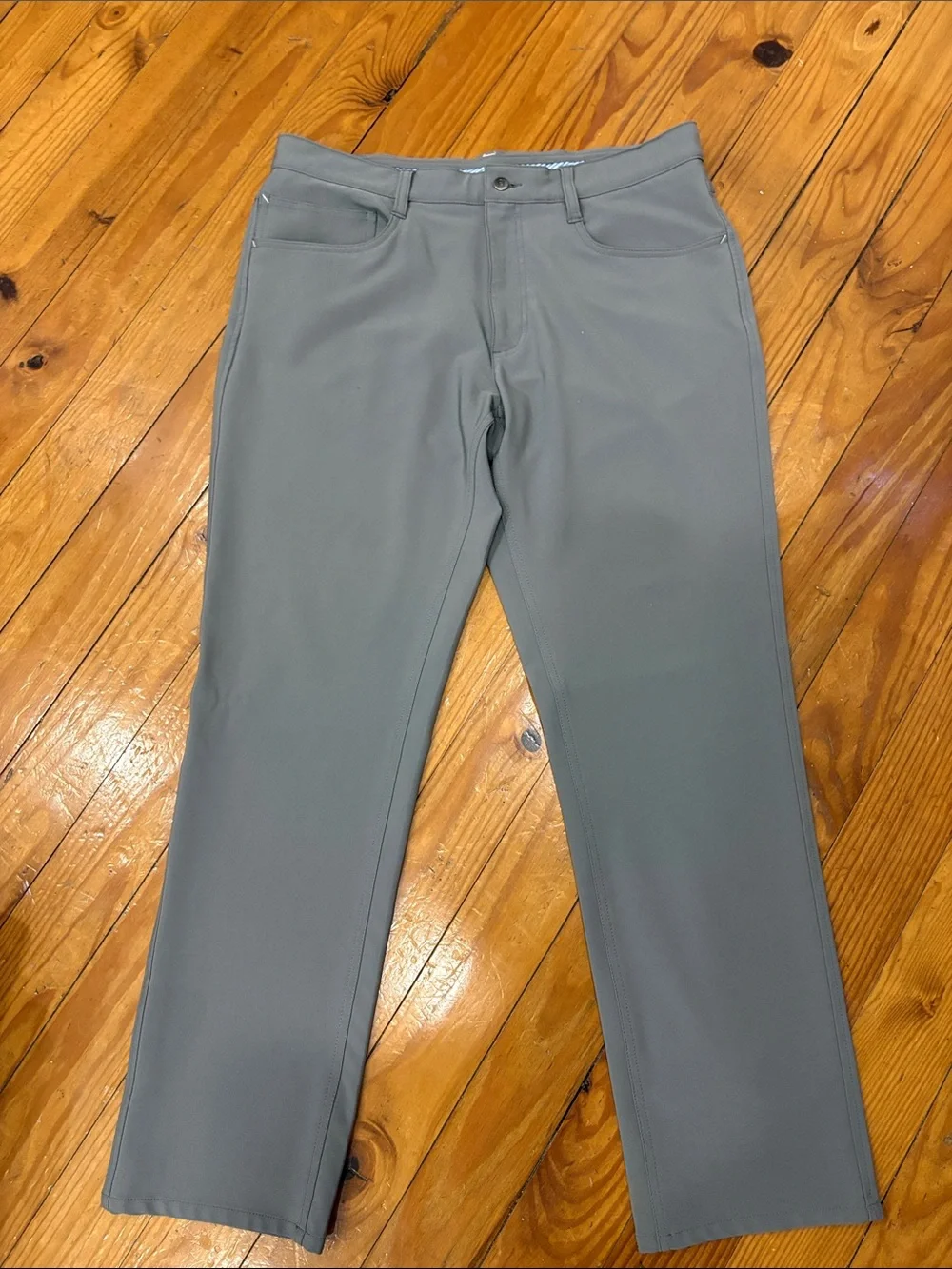 FootJoy Men's Gray Straight Golf Pants